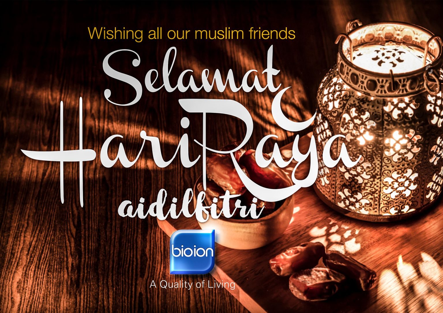 Selamat Hari Raya Aidilfitri, stay safe and stay hygiene. Bioion World